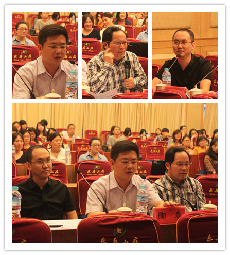 专业authority的评审老师对选手进行点评