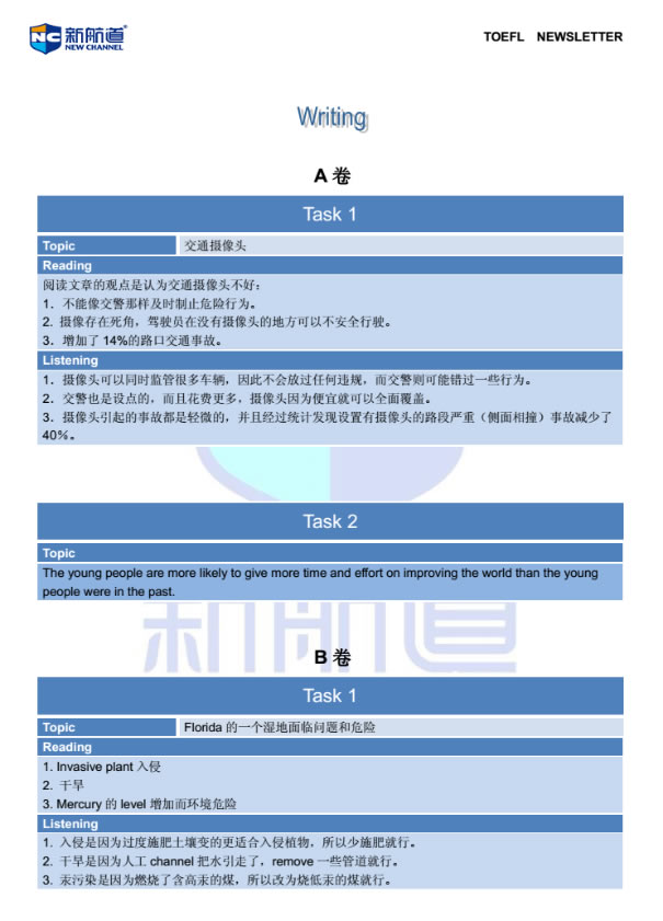 2014年8月23日托福考试回忆