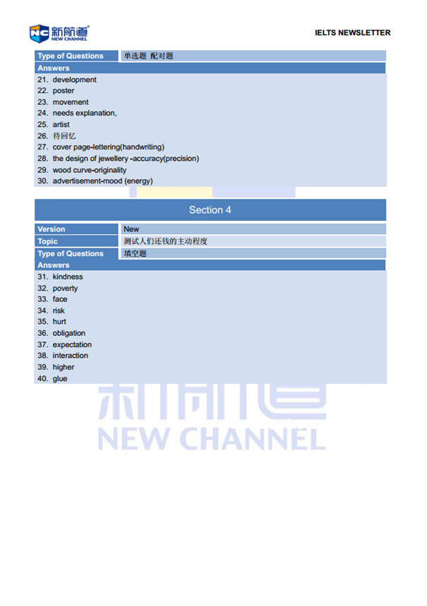 新航道2014年9月27日雅思考试回忆