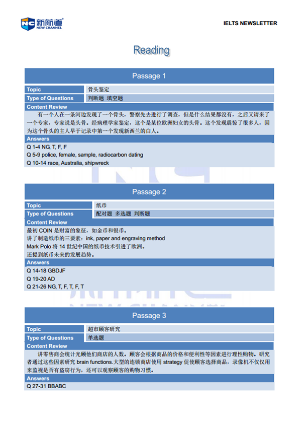 新航道2014年9月27日雅思考试回忆