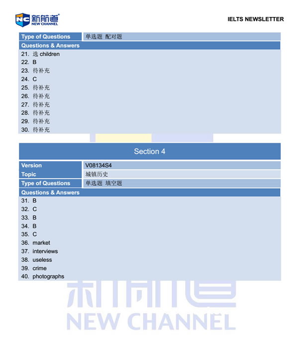 新航道2014年10月18日雅思考试回忆