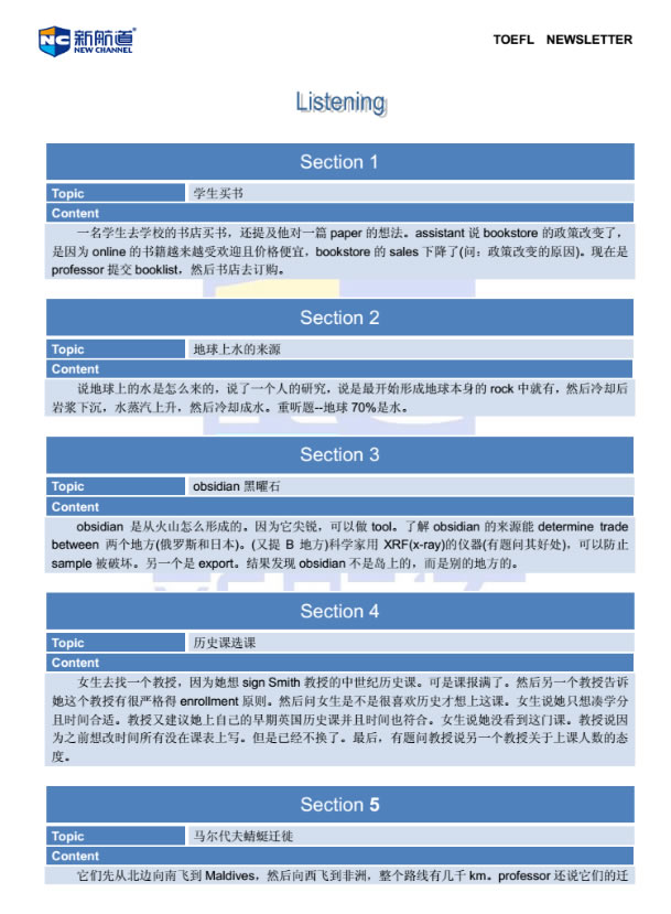 2014年10月26日托福考试回忆