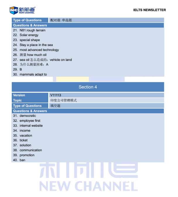 新航道2014年11月22日雅思考试回忆