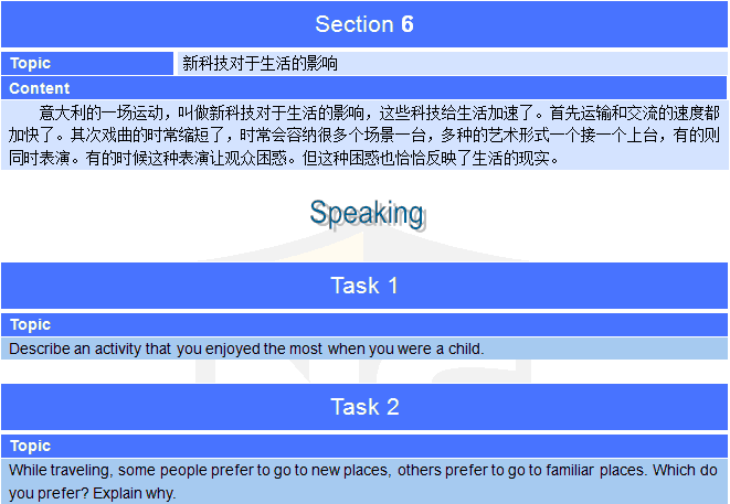 新航道2015年5月16日托福考试回忆