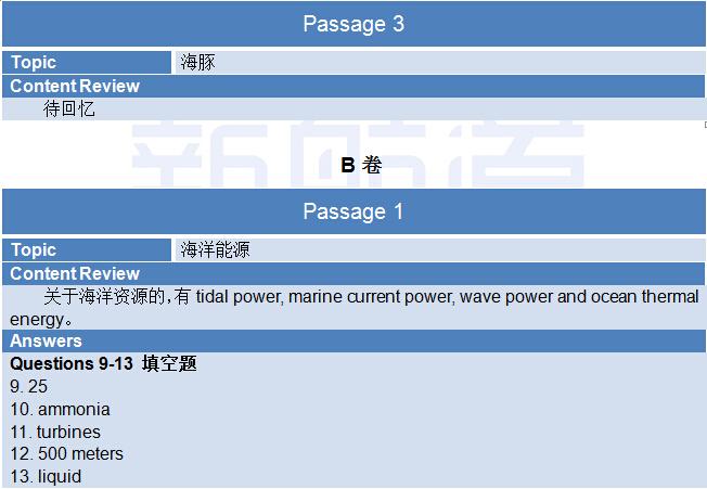 新航道2015年8月29日雅思考试回忆A卷阅读