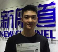 唐智斌：听力8.5分，阅读8.5分，总分7分