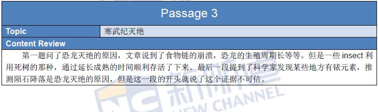 2016年1月9日托福考试回忆阅读2