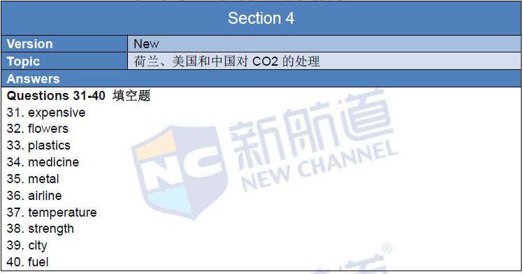 新航道2016年1月30日雅思考试回忆听力4