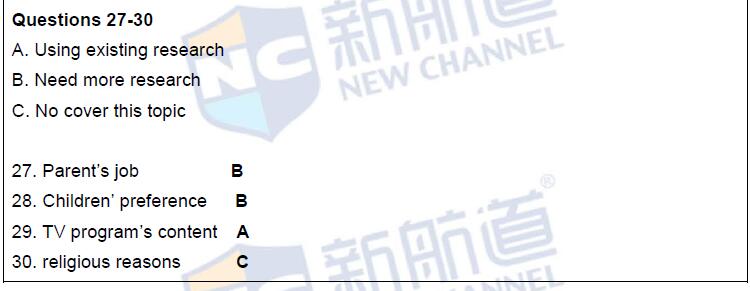 新航道2016年7月9日雅思考试回忆听力7