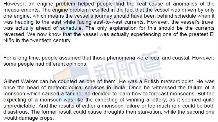 新航道2016年8月13日雅思考试回忆阅读9