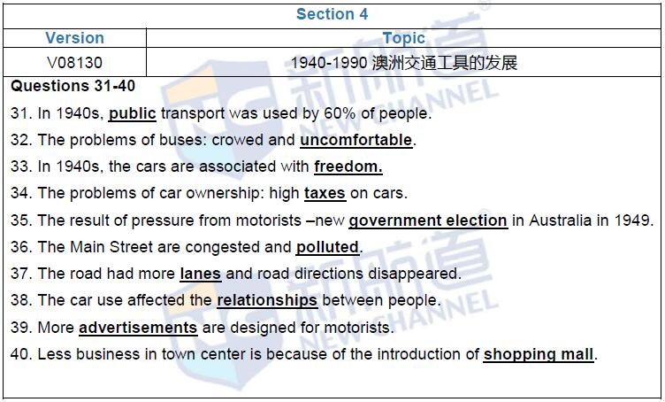 新航道2016年9月10日雅思考试回忆听力7