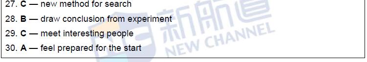 新航道2016年10月29日雅思考试回忆阅读8