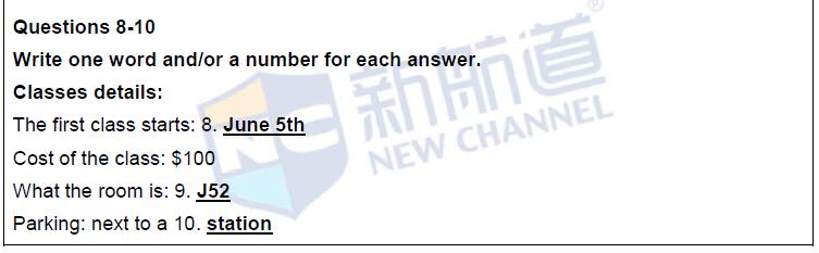 新航道2016年11月3日雅思考试回忆2