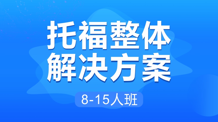 托福整体解决方案8-15人班