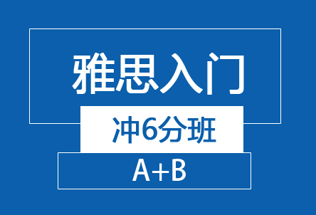 雅思入门冲6分班（A+B）