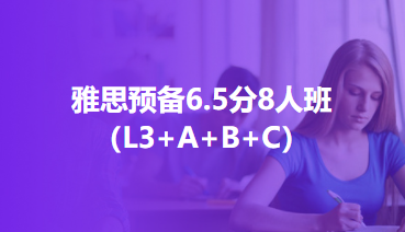 雅思预备6.5分8人班（L3+A+B+C）